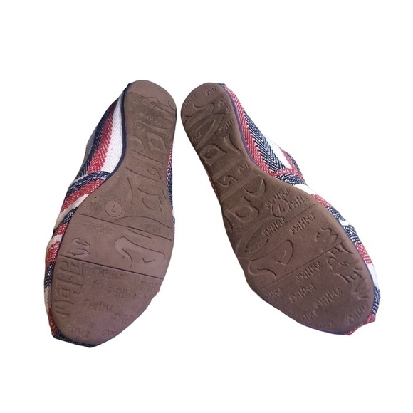 Mad Love Textile Flats Red, White And Blue Size 7 - Picture 6 of 6